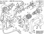 Bosch 0 601 136 541 GBM 1 RE Drill 110 V / GB Spare Parts GBM1RE